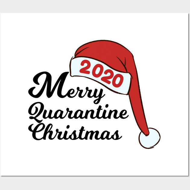 Merry quarantine Christmas 2020 Wall Art by souw83